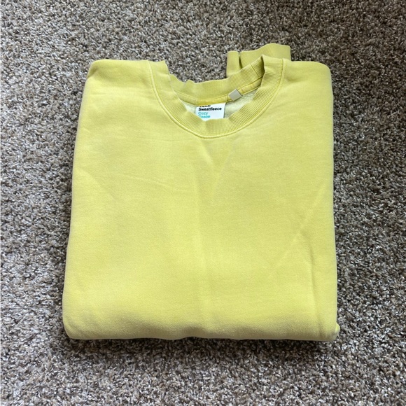 Aritzia TNA Sweat Fleece Cozy Fleece Perfect Crewneck - Picture 4 of 4